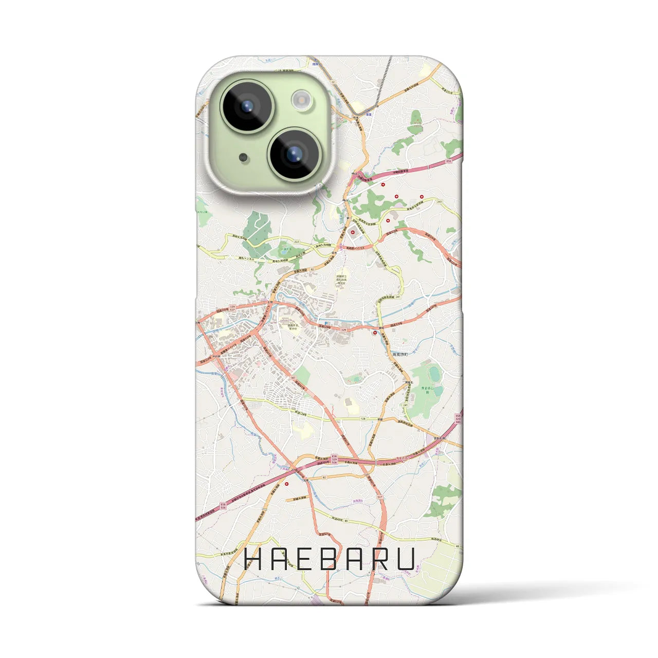 【南風原(沖縄県)】地図柄iPhoneケース(バックカバータイプ)