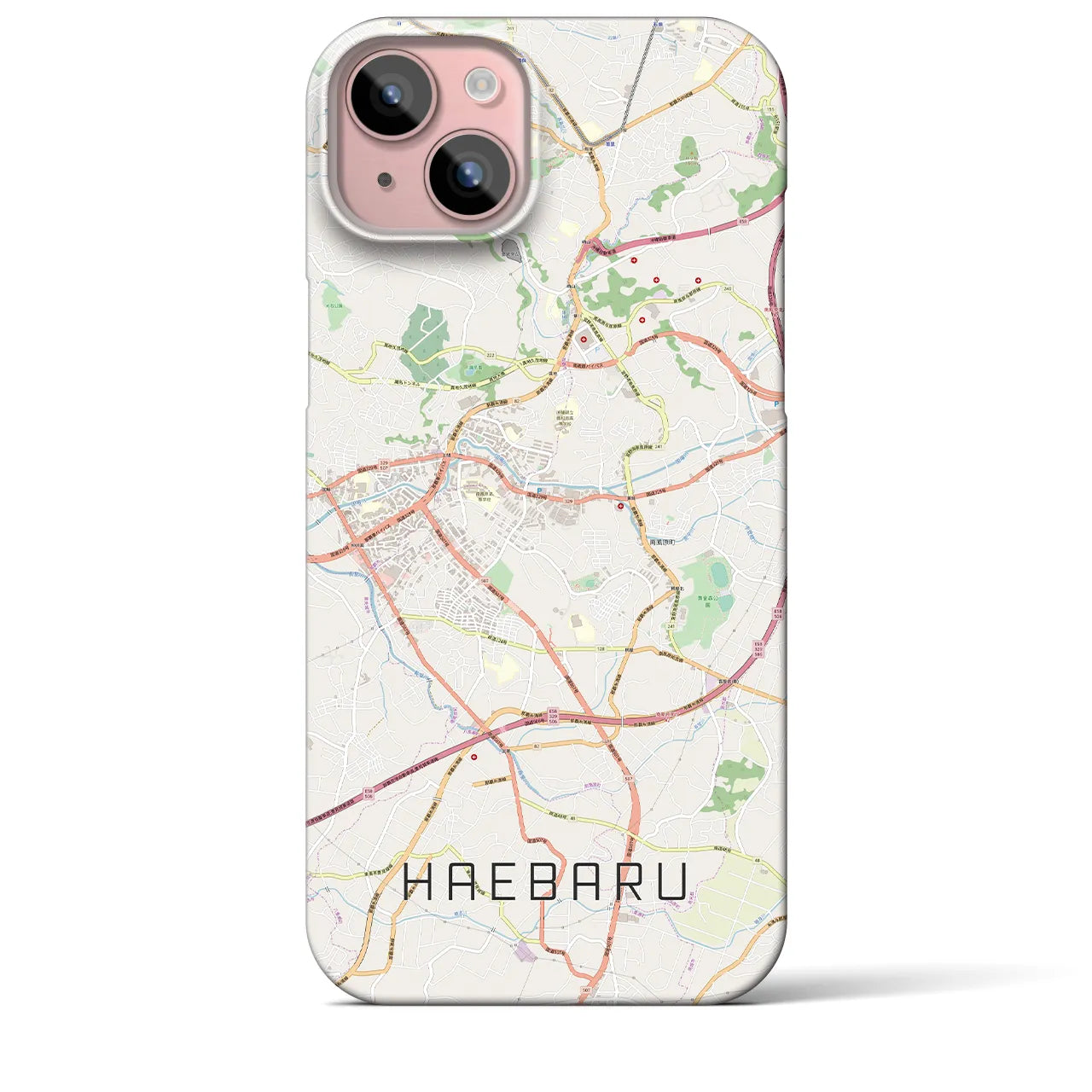 【南風原(沖縄県)】地図柄iPhoneケース(バックカバータイプ)