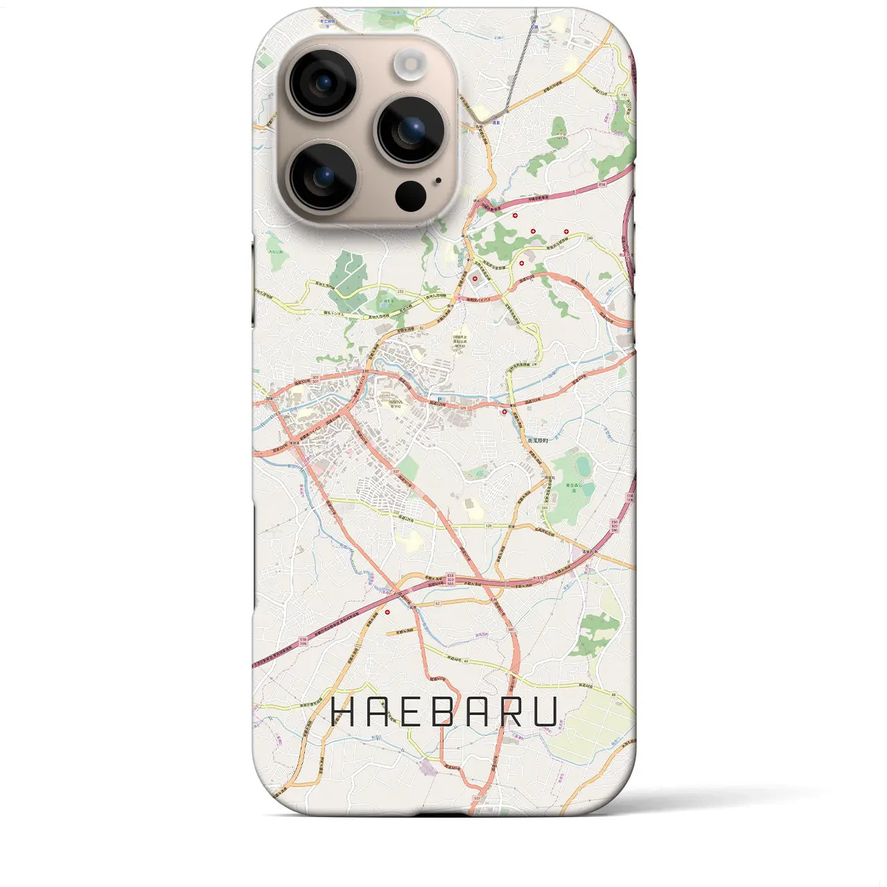 【南風原(沖縄県)】地図柄iPhoneケース(バックカバータイプ)