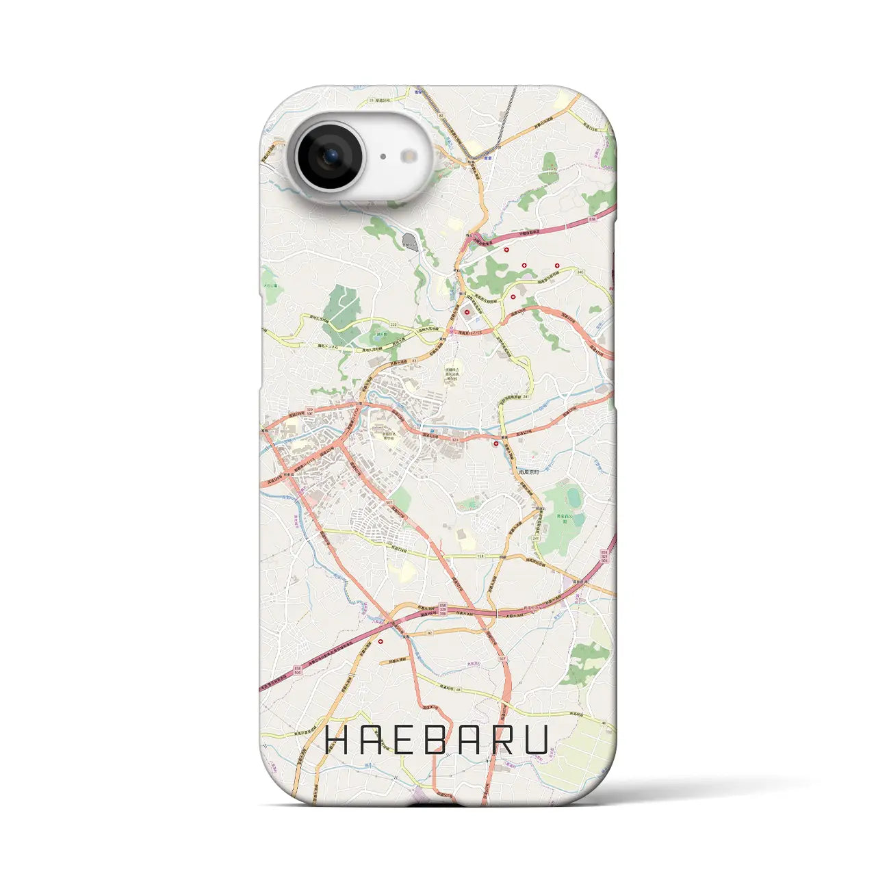 【南風原(沖縄県)】地図柄iPhoneケース(バックカバータイプ)