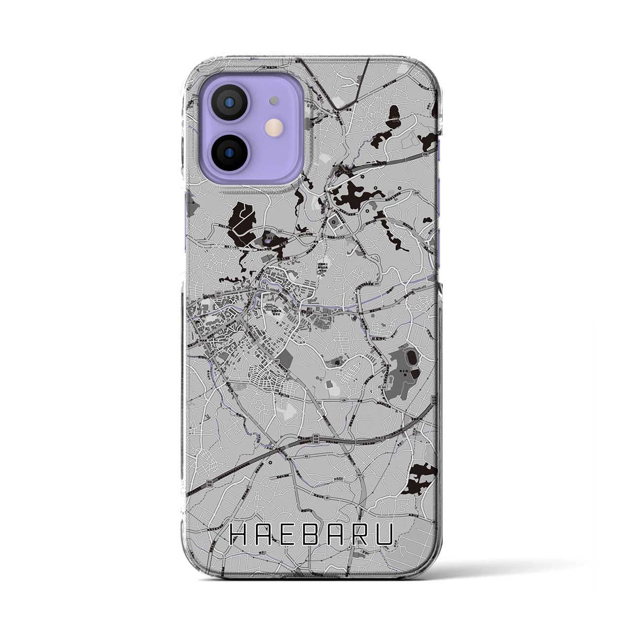 【南風原(沖縄県)】地図柄iPhoneケース(クリアタイプ)