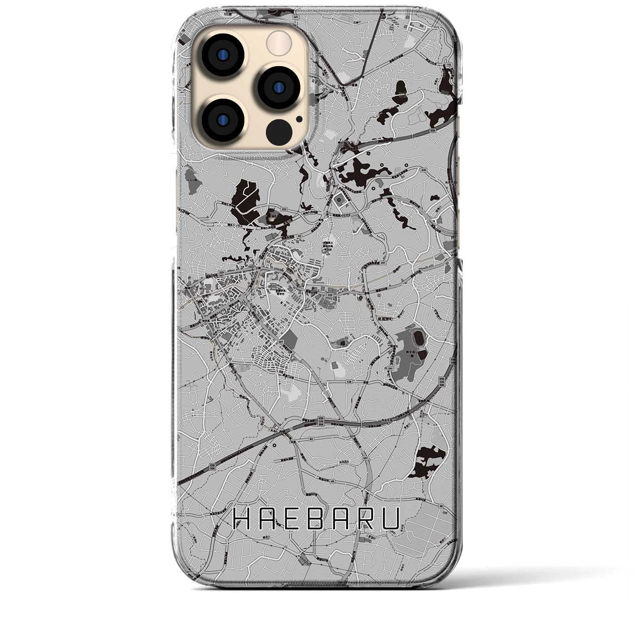 【南風原(沖縄県)】地図柄iPhoneケース(クリアタイプ)