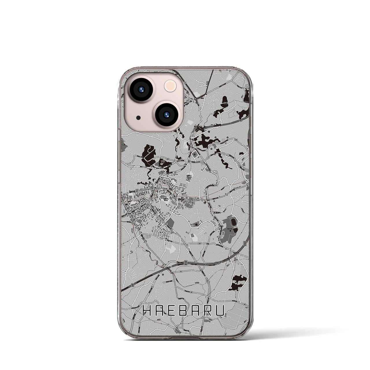 【南風原(沖縄県)】地図柄iPhoneケース(クリアタイプ)