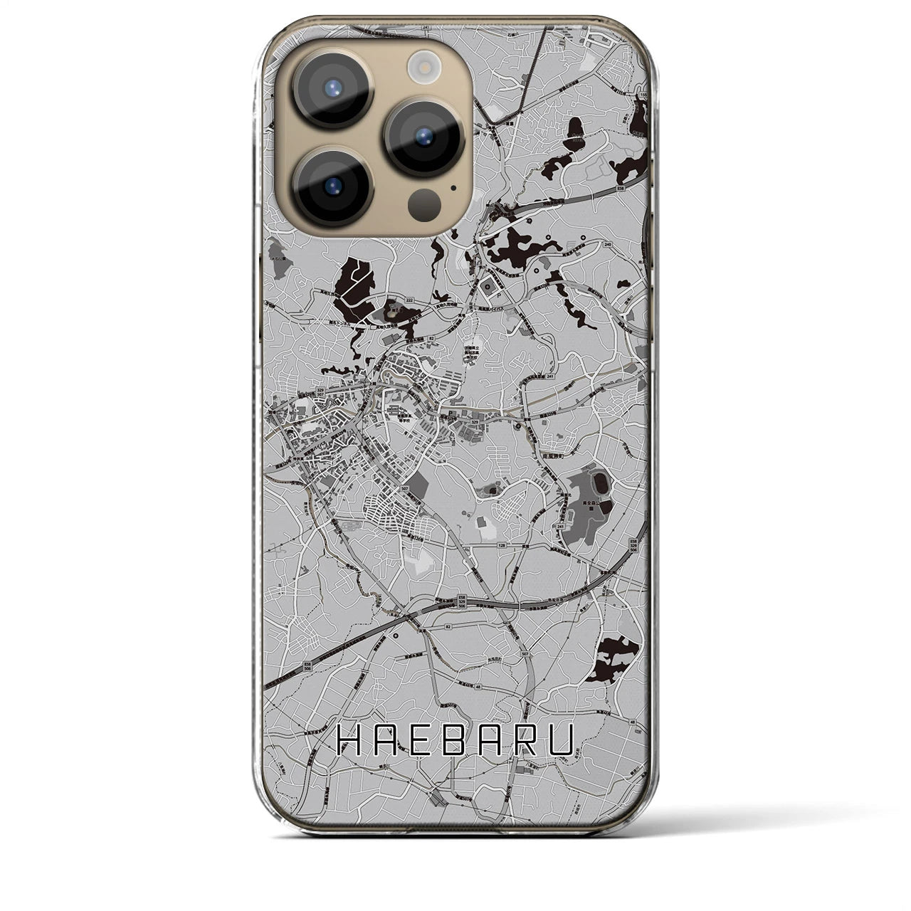 【南風原(沖縄県)】地図柄iPhoneケース(クリアタイプ)