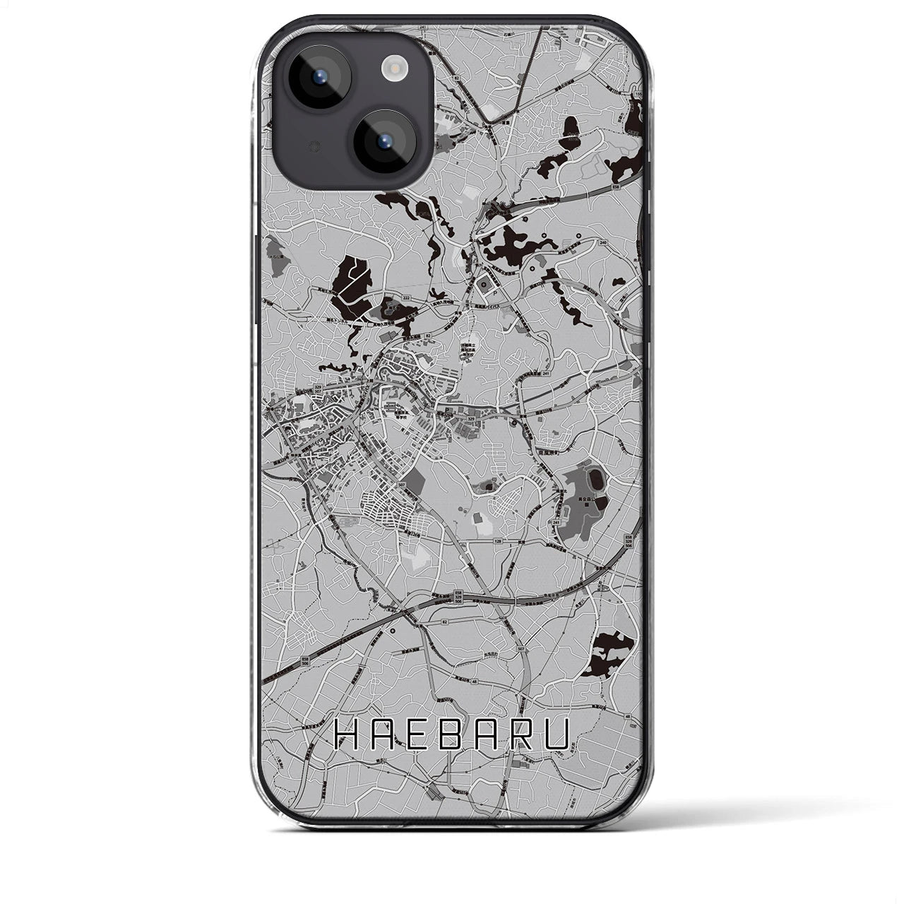 【南風原(沖縄県)】地図柄iPhoneケース(クリアタイプ)