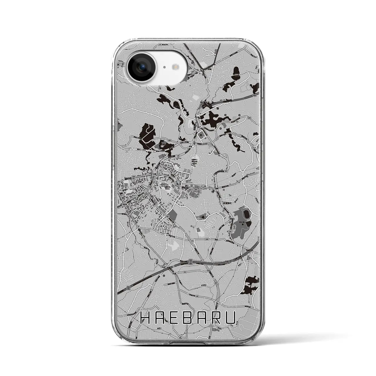 【南風原(沖縄県)】地図柄iPhoneケース(クリアタイプ)