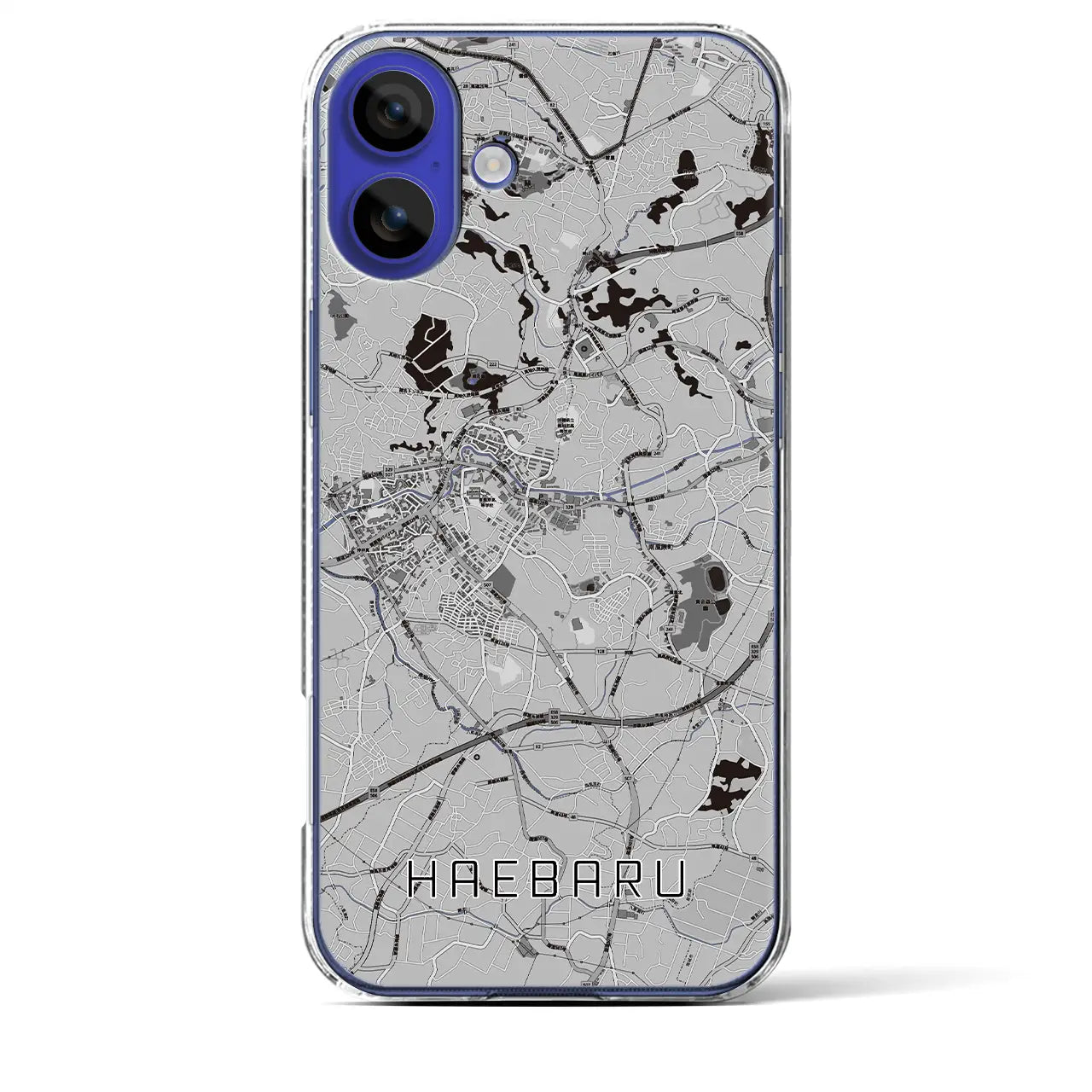 【南風原(沖縄県)】地図柄iPhoneケース(クリアタイプ)