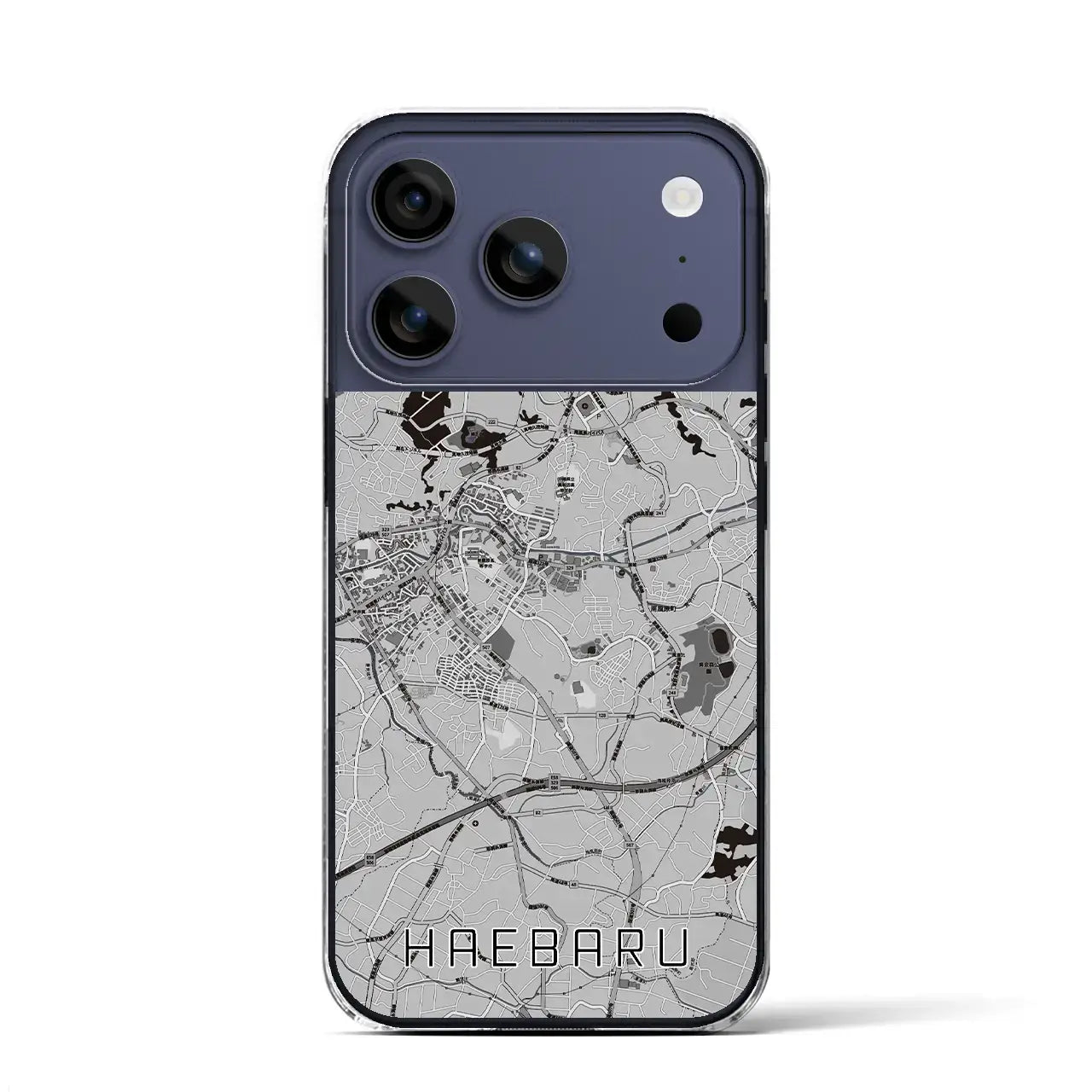 【南風原(沖縄県)】地図柄iPhoneケース(クリアタイプ)