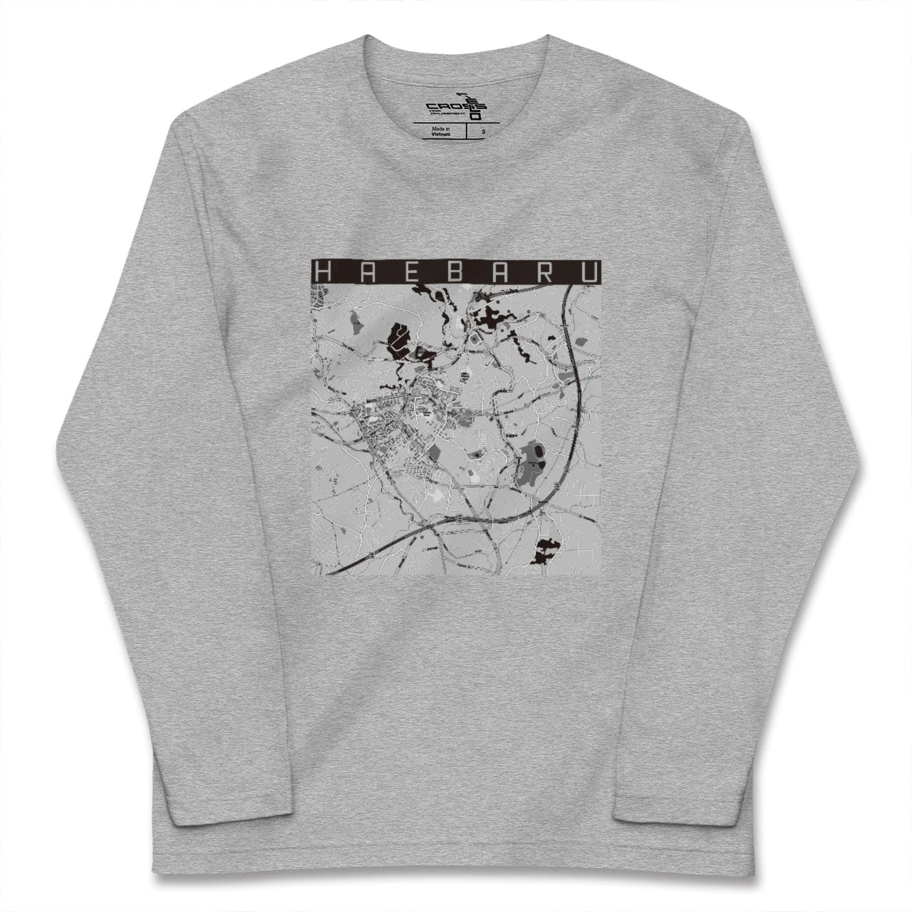 【南風原(沖縄県)】地図柄ロングスリーブTシャツ