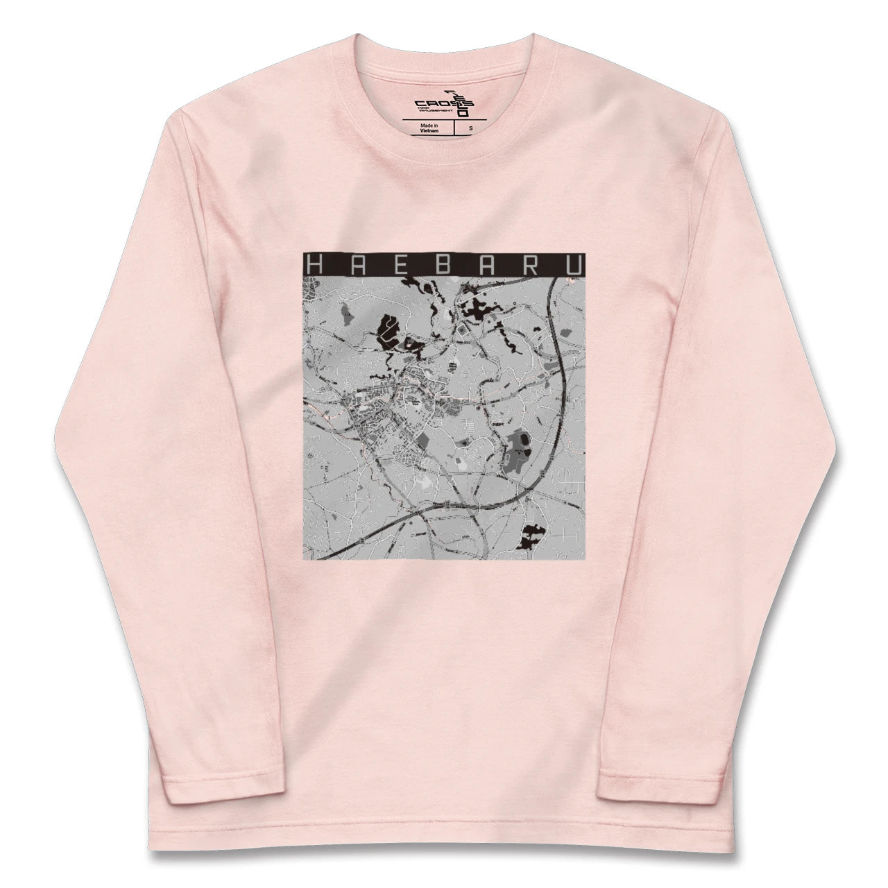 【南風原(沖縄県)】地図柄ロングスリーブTシャツ