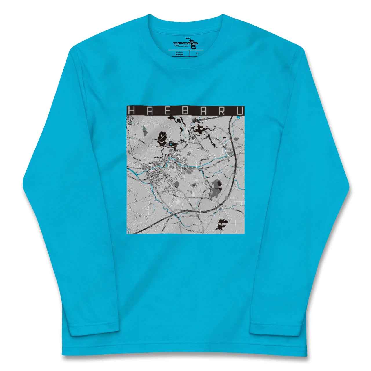 【南風原(沖縄県)】地図柄ロングスリーブTシャツ