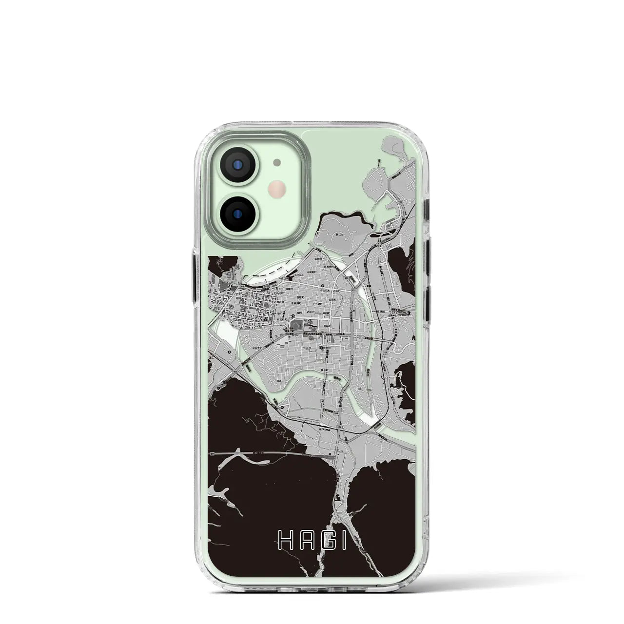 【萩2(山口県)】地図柄iPhoneケース(MagSafeタイプ)