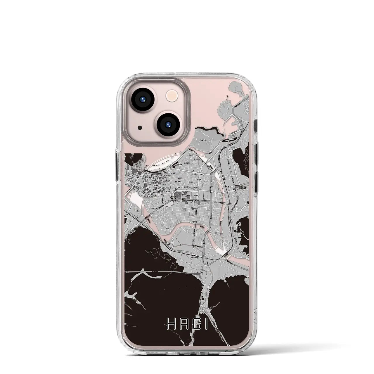 【萩2(山口県)】地図柄iPhoneケース(MagSafeタイプ)
