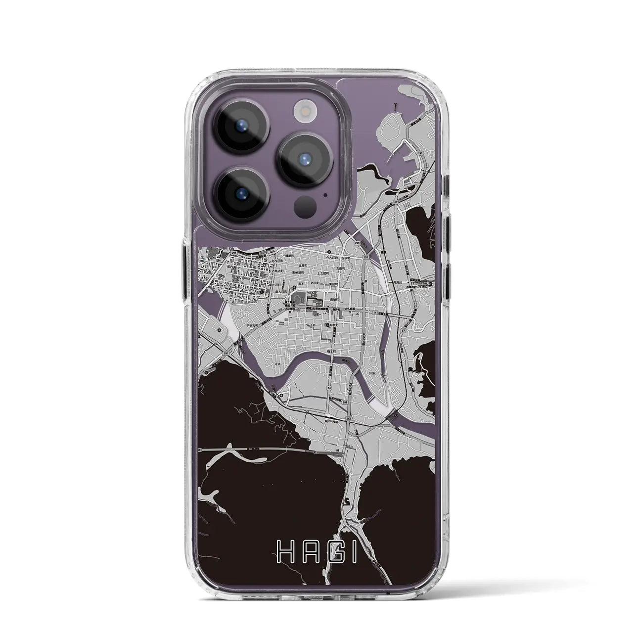 【萩2(山口県)】地図柄iPhoneケース(MagSafeタイプ)