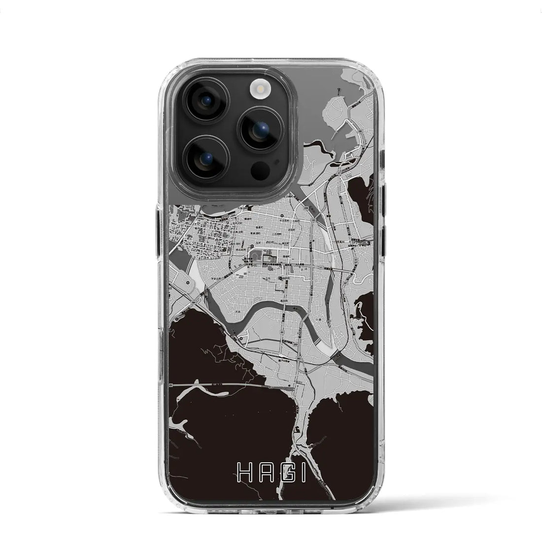 【萩2(山口県)】地図柄iPhoneケース(MagSafeタイプ)