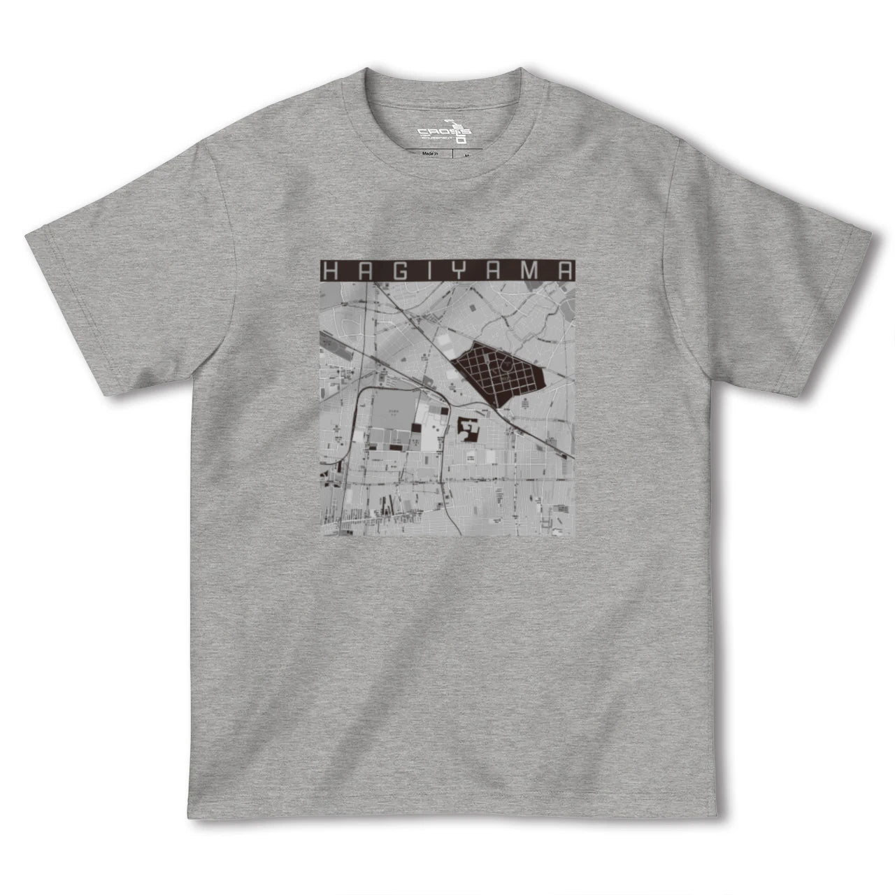 【萩山(東京都)】地図柄ヘビーウェイトTシャツ