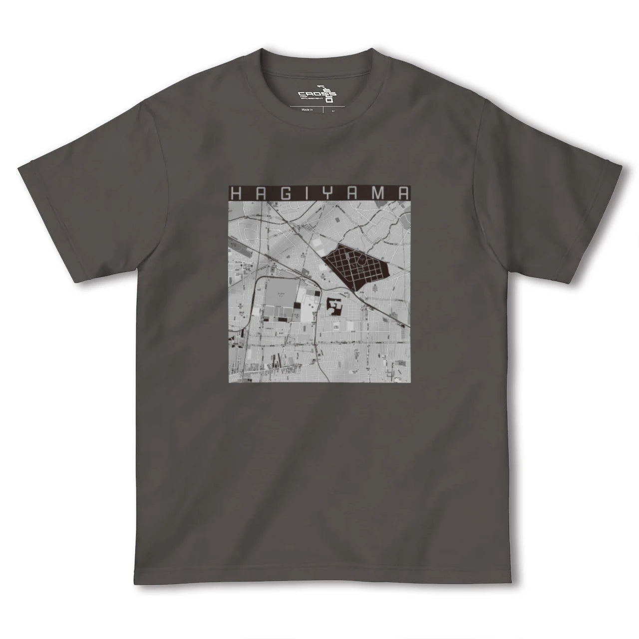 【萩山(東京都)】地図柄ヘビーウェイトTシャツ