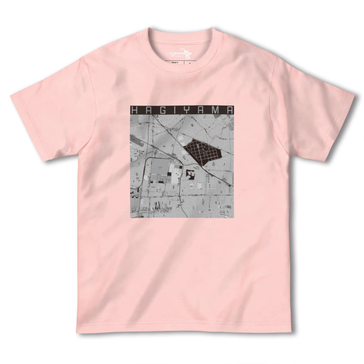 【萩山(東京都)】地図柄ヘビーウェイトTシャツ