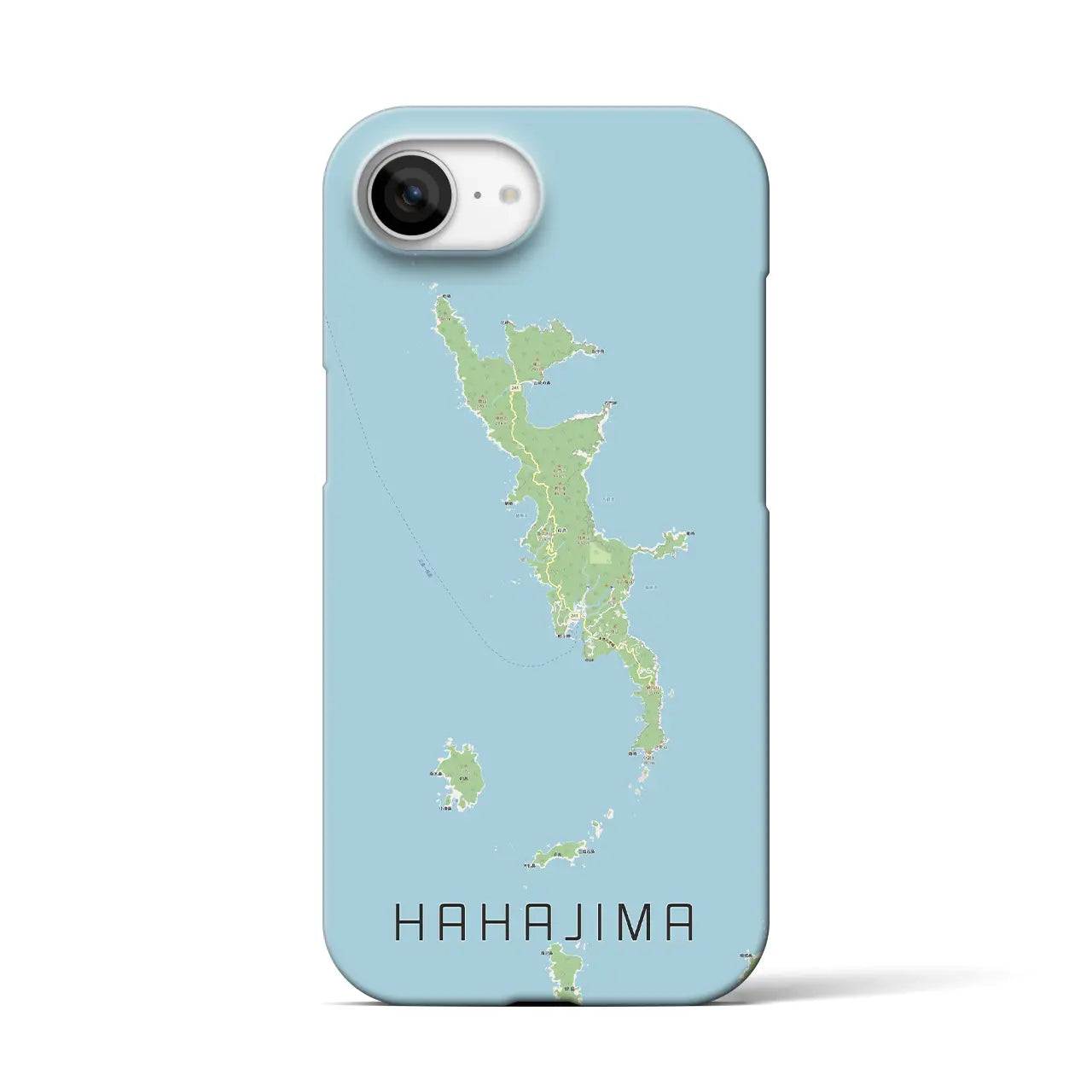 【母島(東京都)】地図柄iPhoneケース(バックカバータイプ)