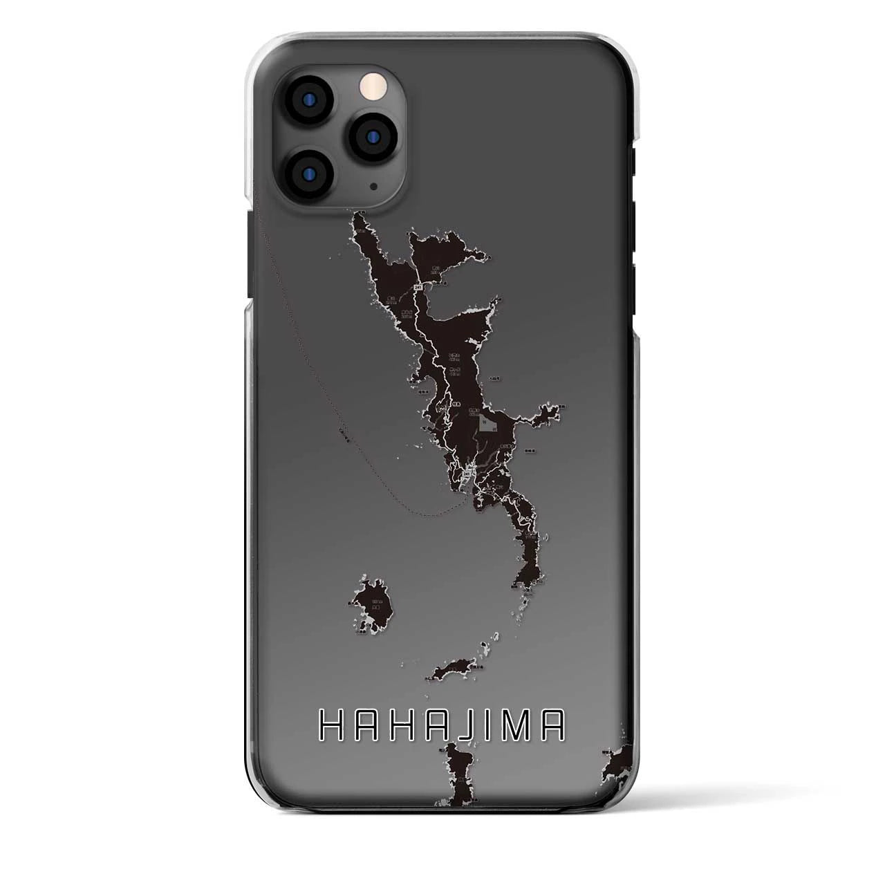【母島(東京都)】地図柄iPhoneケース(クリアタイプ)