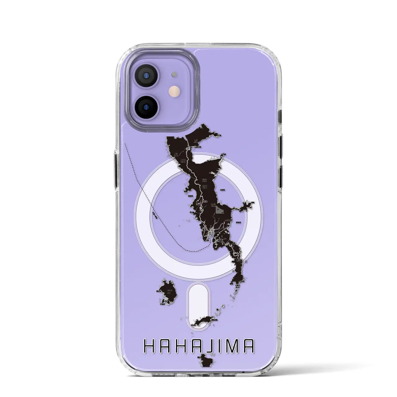 【母島(東京都)】地図柄iPhoneケース(MagSafeタイプ)