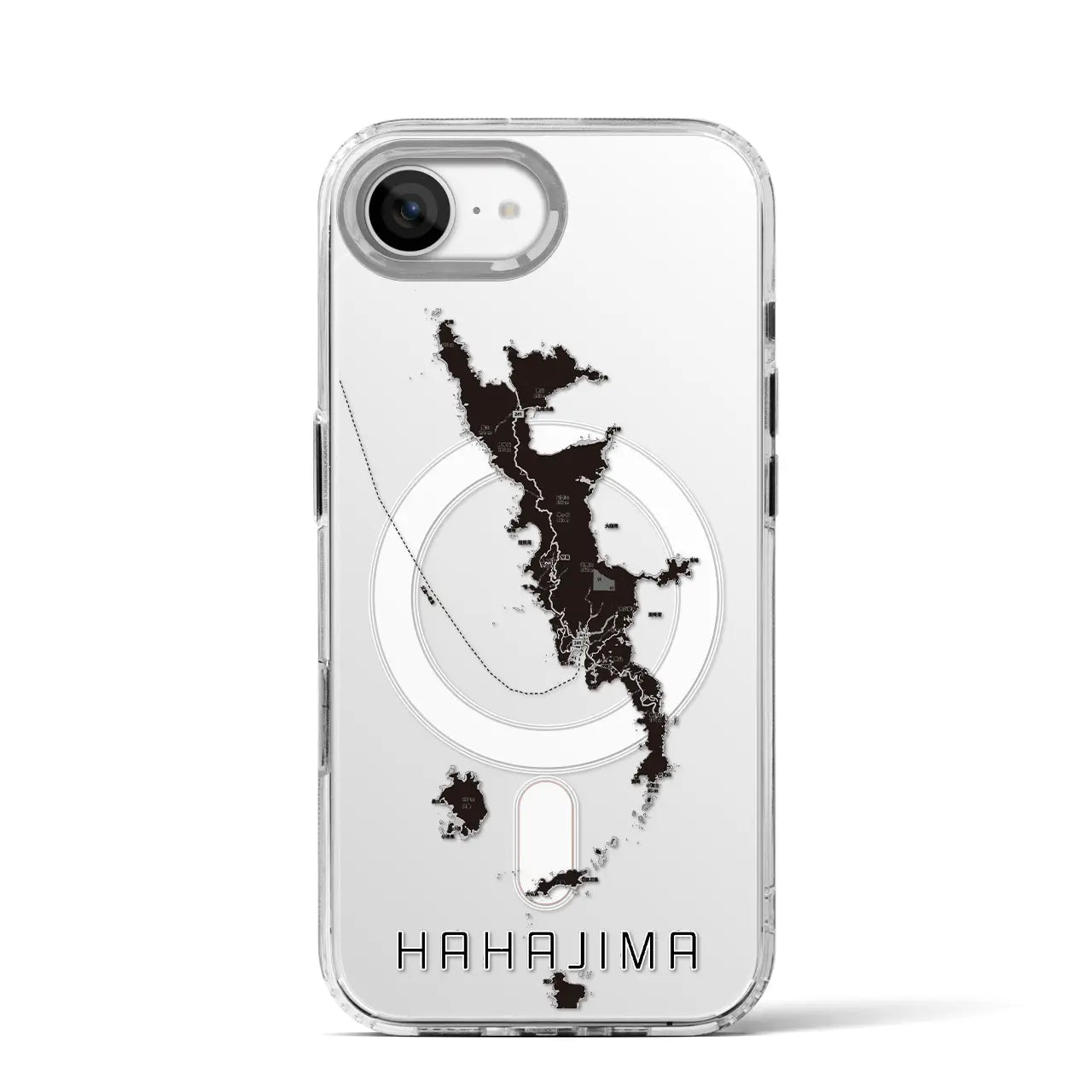 【母島(東京都)】地図柄iPhoneケース(MagSafeタイプ)