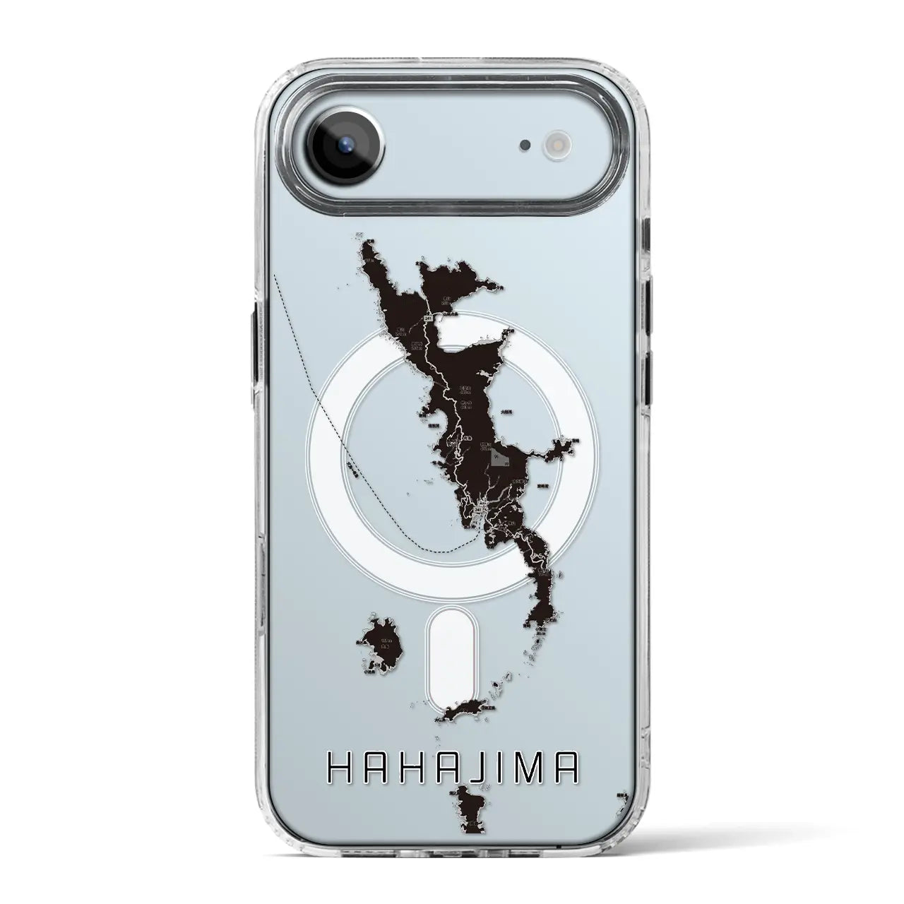 【母島(東京都)】地図柄iPhoneケース(MagSafeタイプ)