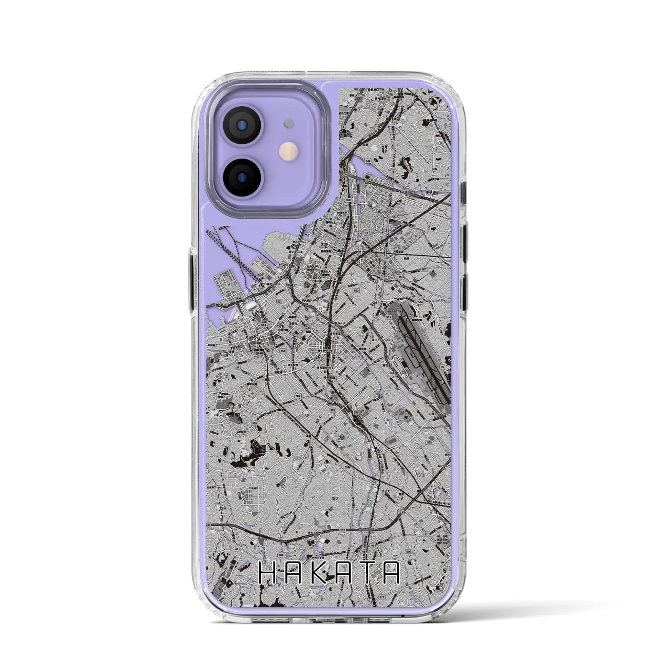 【博多(福岡県)】地図柄iPhoneケース(MagSafeタイプ)