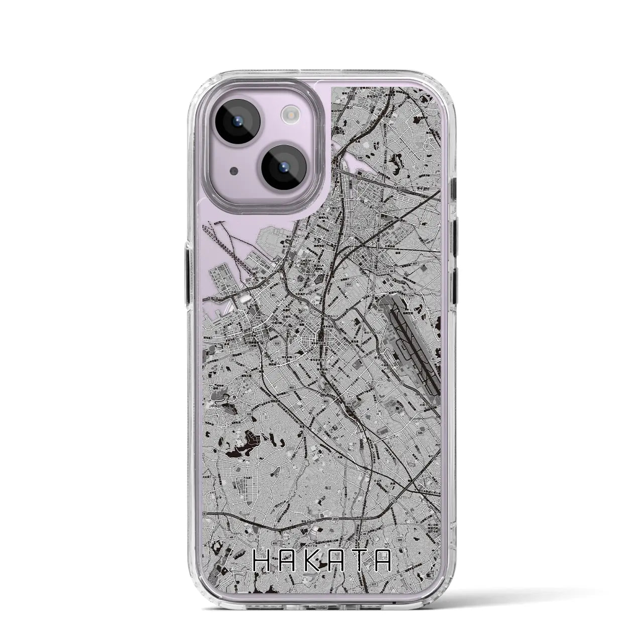 【博多(福岡県)】地図柄iPhoneケース(MagSafeタイプ)