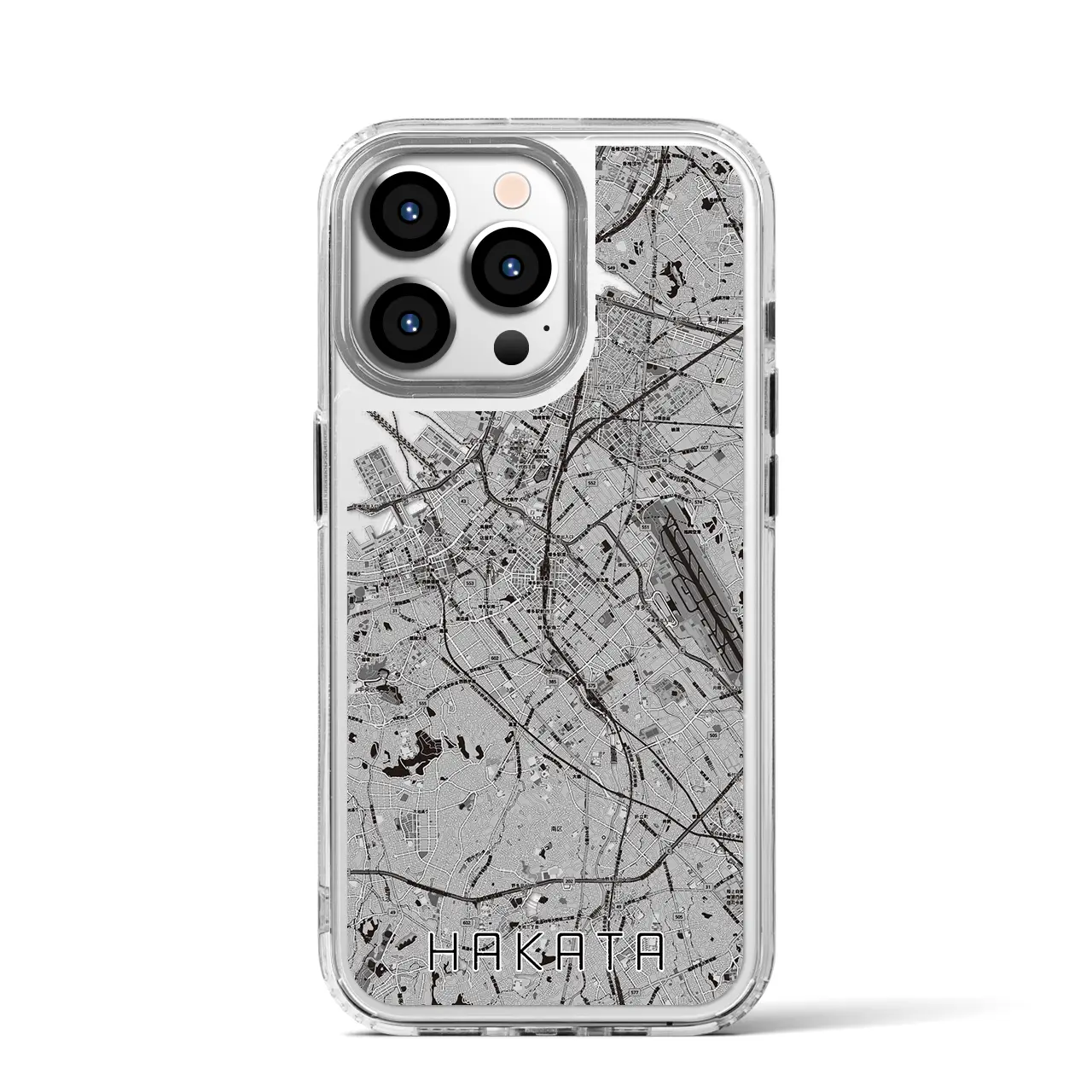 【博多(福岡県)】地図柄iPhoneケース(MagSafeタイプ)