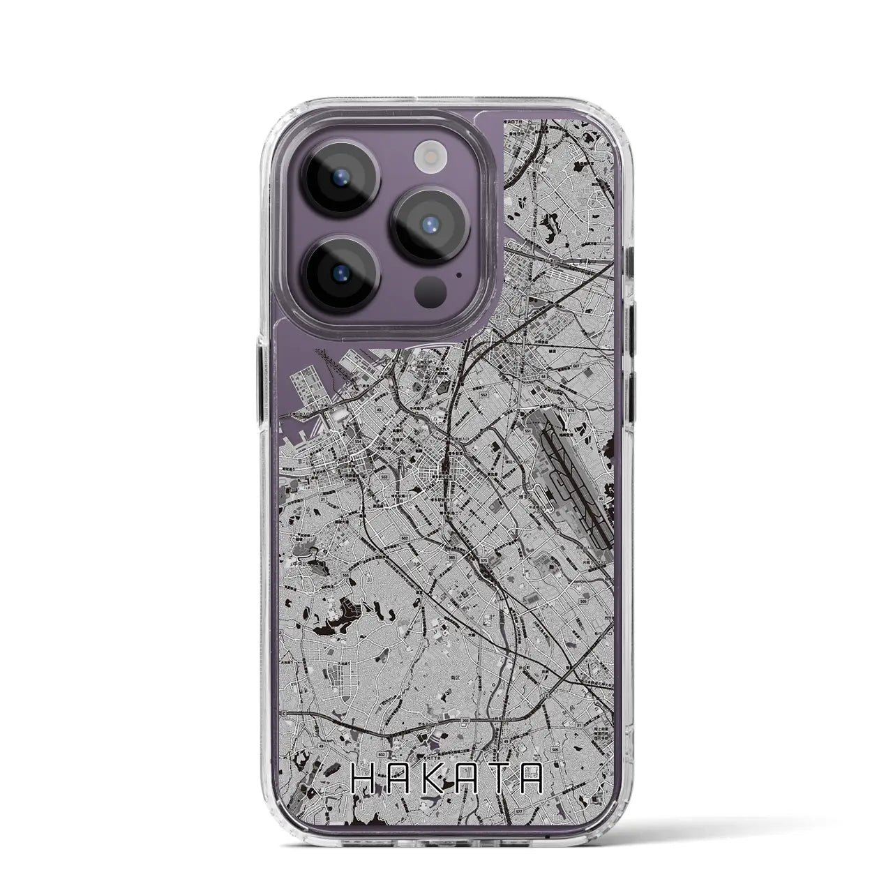 【博多(福岡県)】地図柄iPhoneケース(MagSafeタイプ)