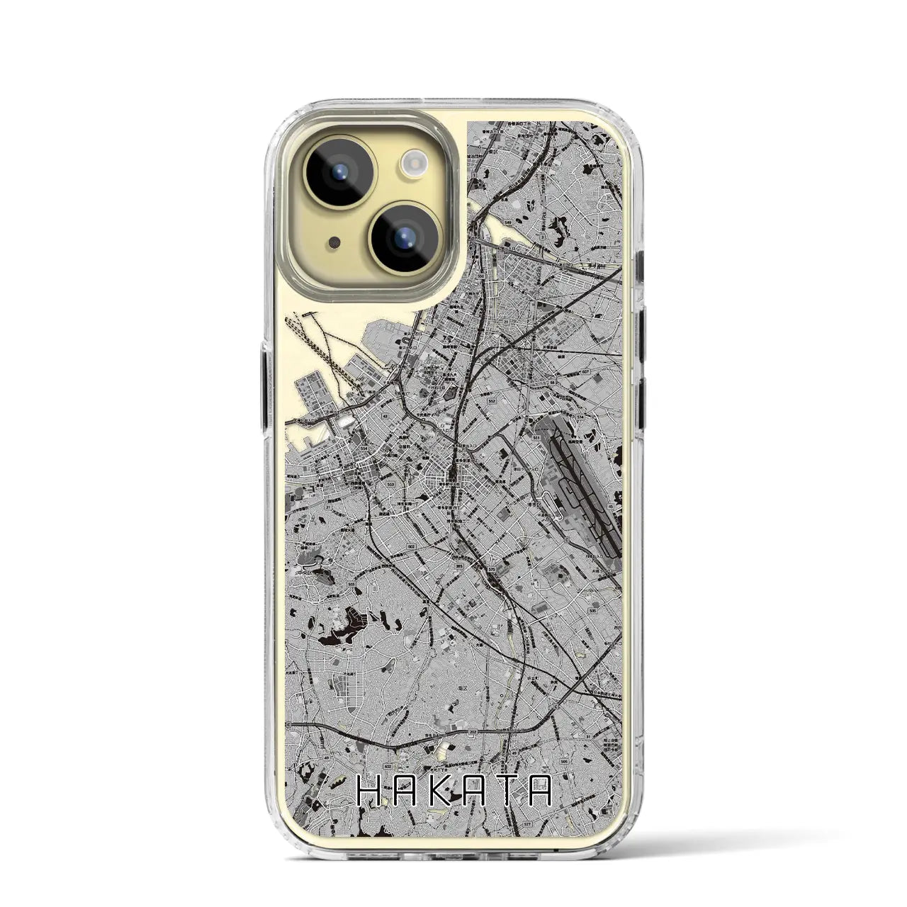 【博多(福岡県)】地図柄iPhoneケース(MagSafeタイプ)