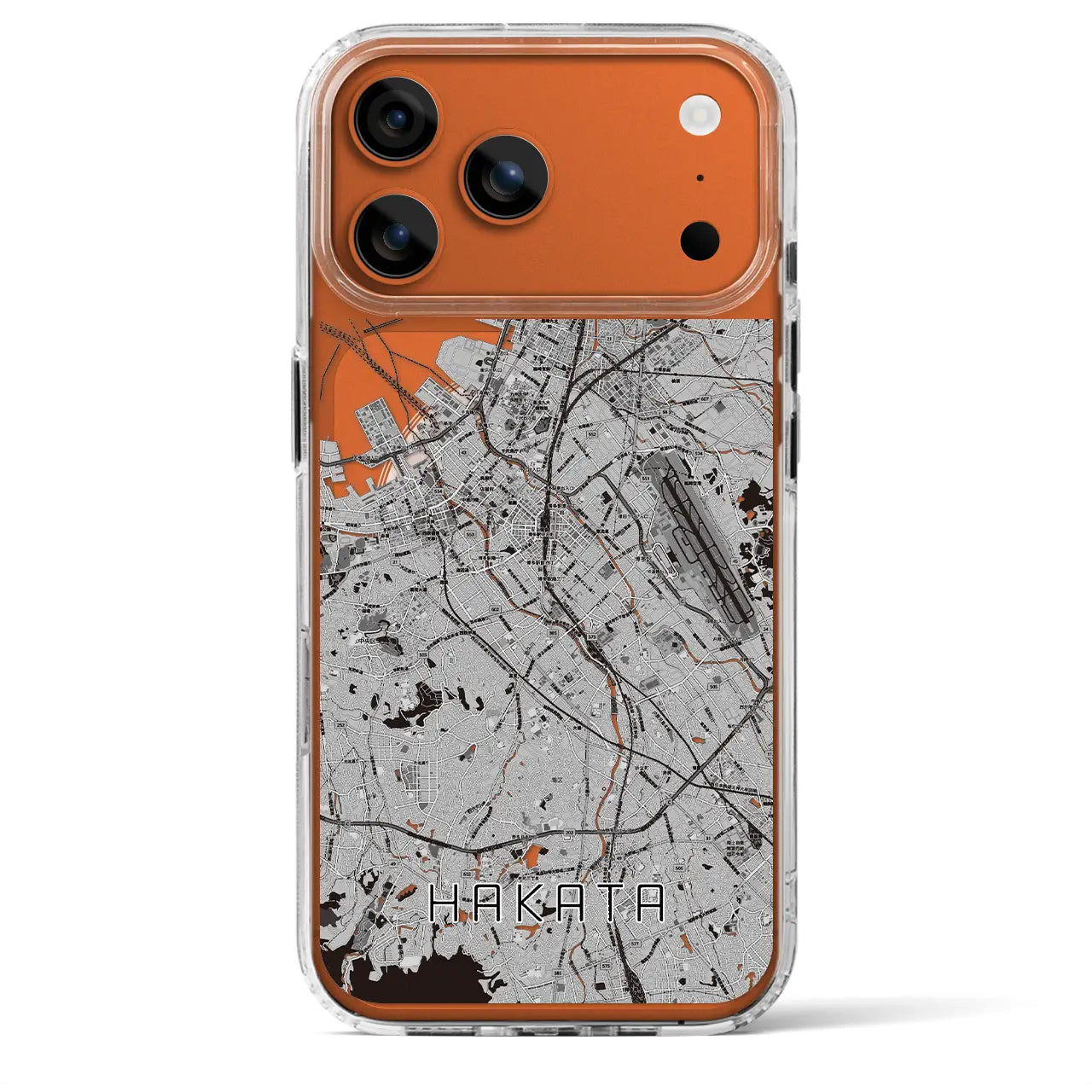 【博多(福岡県)】地図柄iPhoneケース(MagSafeタイプ)