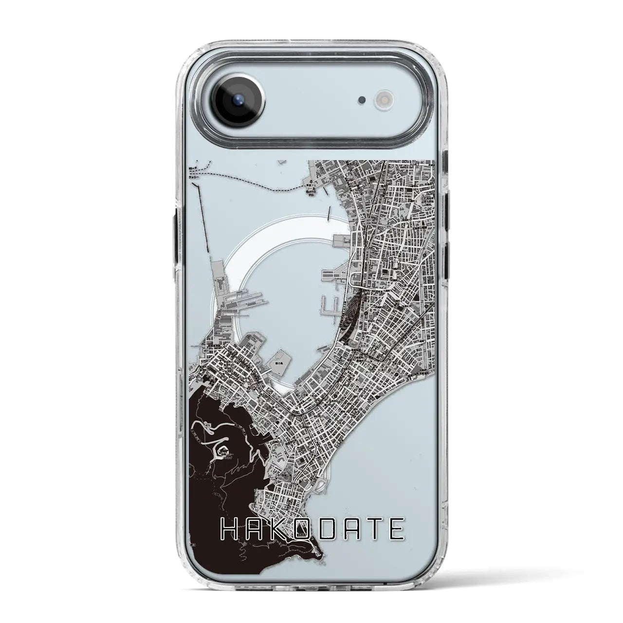 【函館(北海道)】地図柄iPhoneケース(MagSafeタイプ)