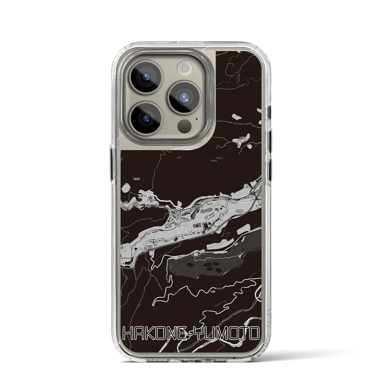 【箱根湯本(神奈川県)】地図柄iPhoneケース(MagSafeタイプ)