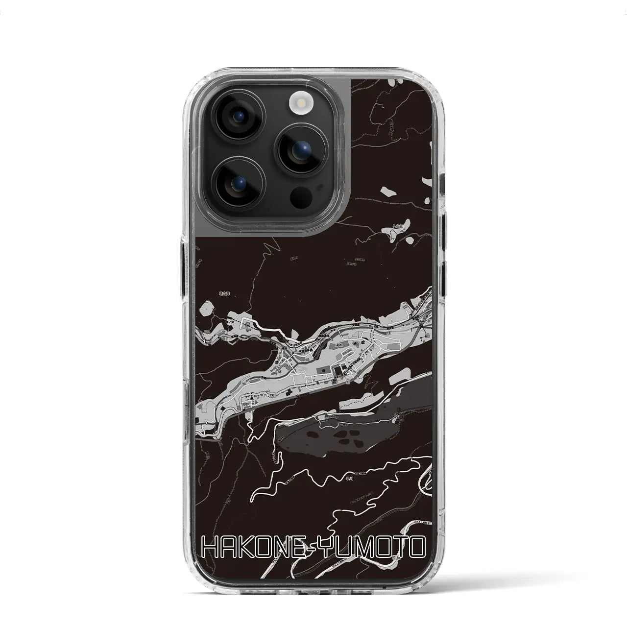 【箱根湯本(神奈川県)】地図柄iPhoneケース(MagSafeタイプ)