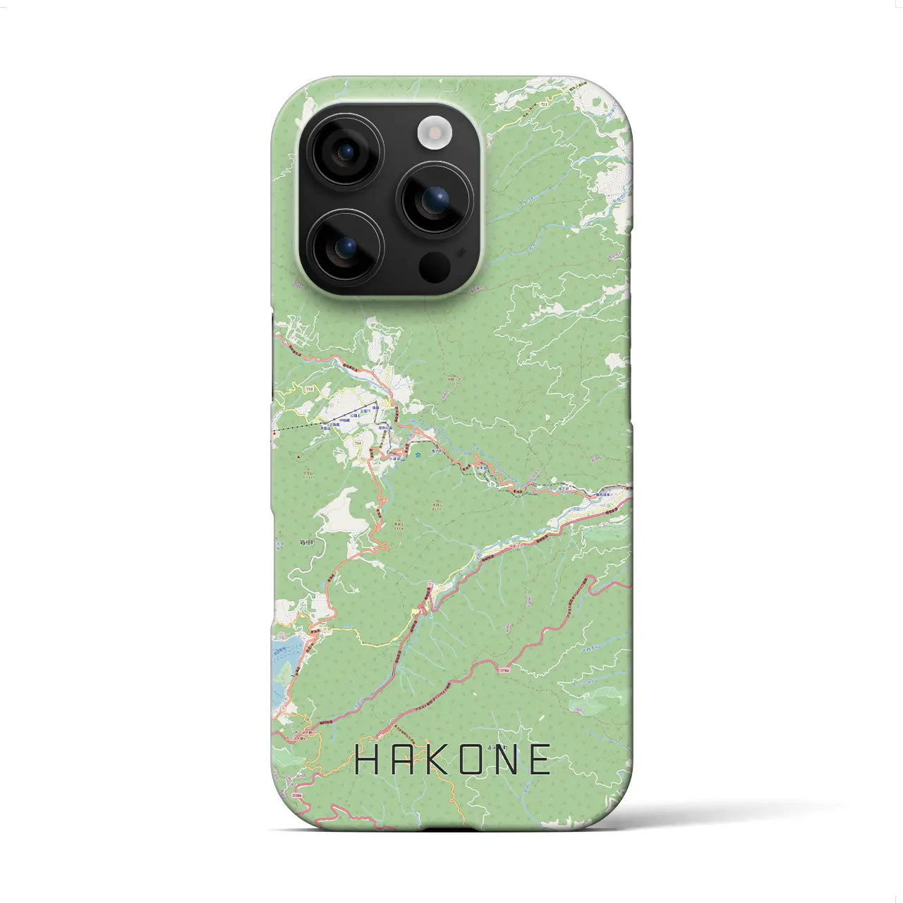 【箱根(神奈川県)】地図柄iPhoneケース(バックカバータイプ)