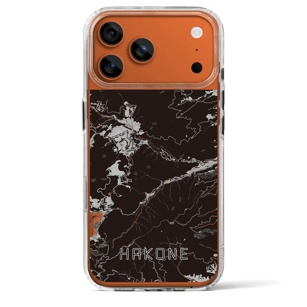 【箱根(神奈川県)】地図柄iPhoneケース(MagSafeタイプ)