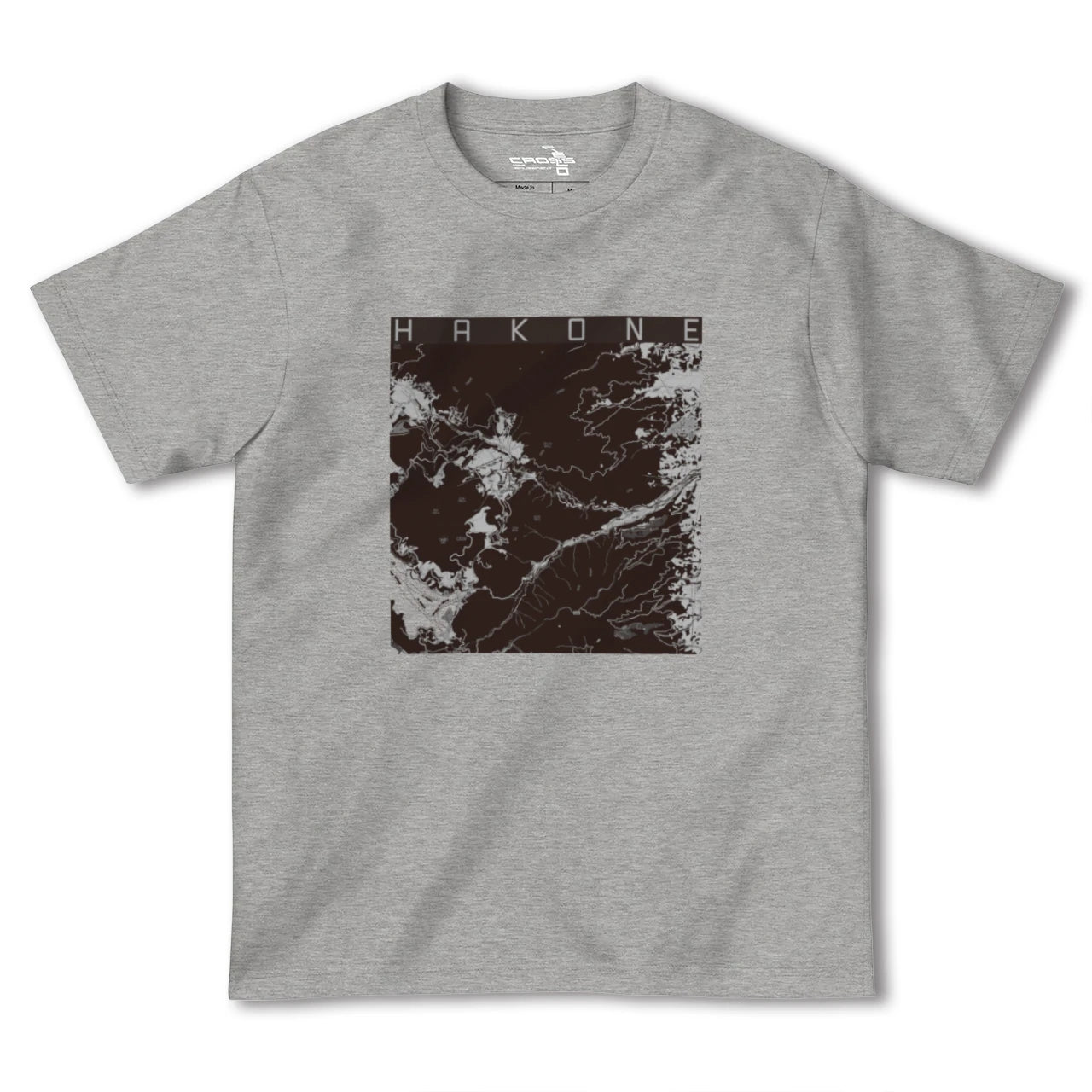 【箱根(神奈川県)】地図柄ヘビーウェイトTシャツ