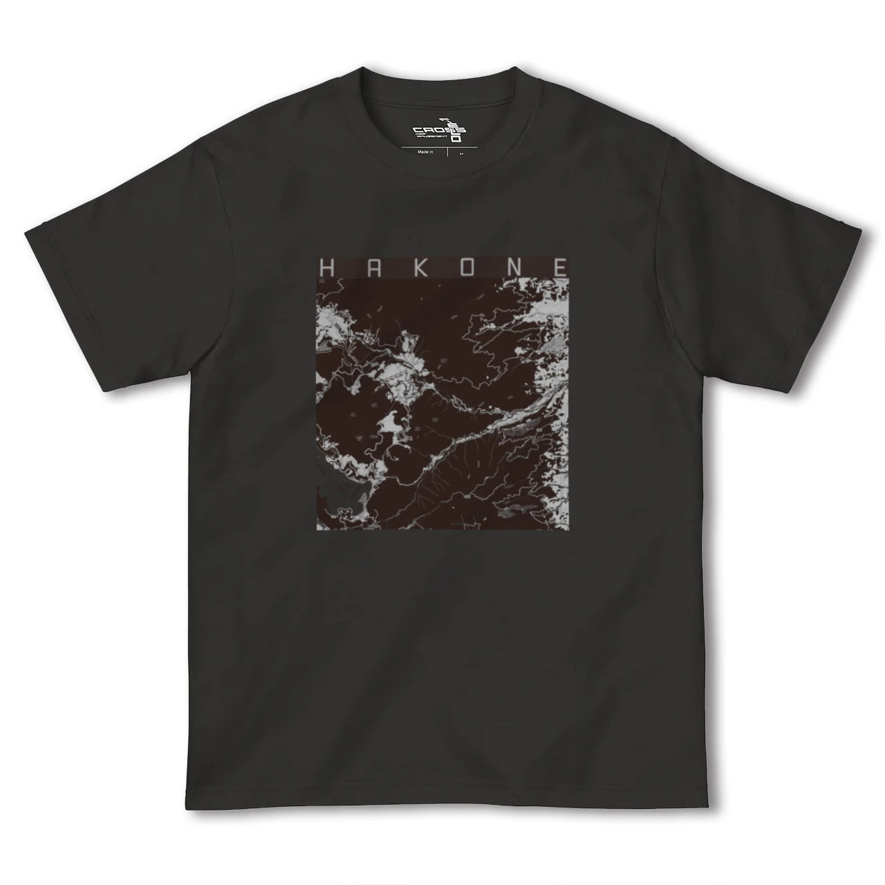 【箱根(神奈川県)】地図柄ヘビーウェイトTシャツ