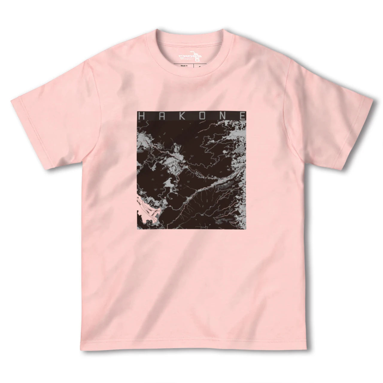 【箱根(神奈川県)】地図柄ヘビーウェイトTシャツ