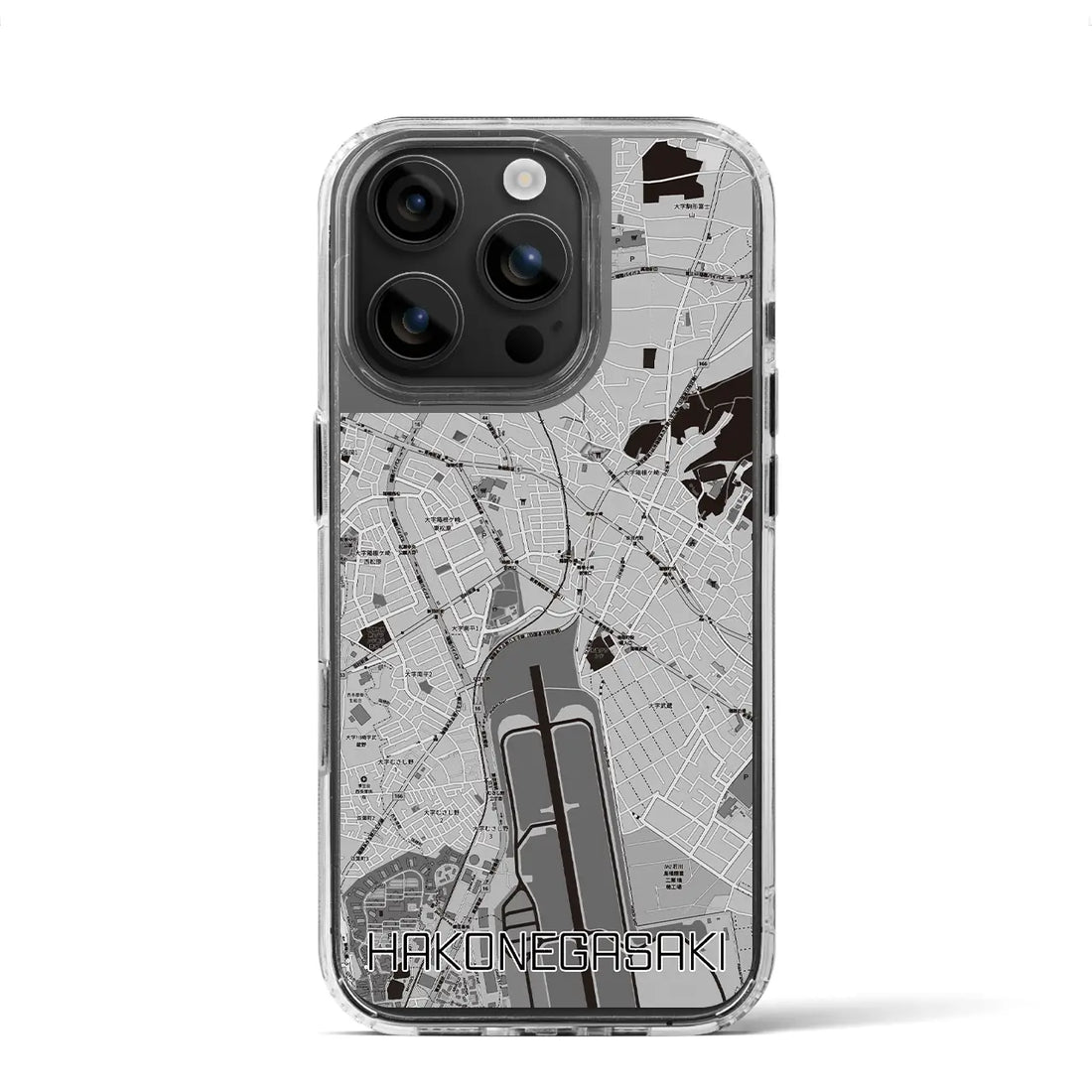 【箱根ケ崎(東京都)】地図柄iPhoneケース(MagSafeタイプ)