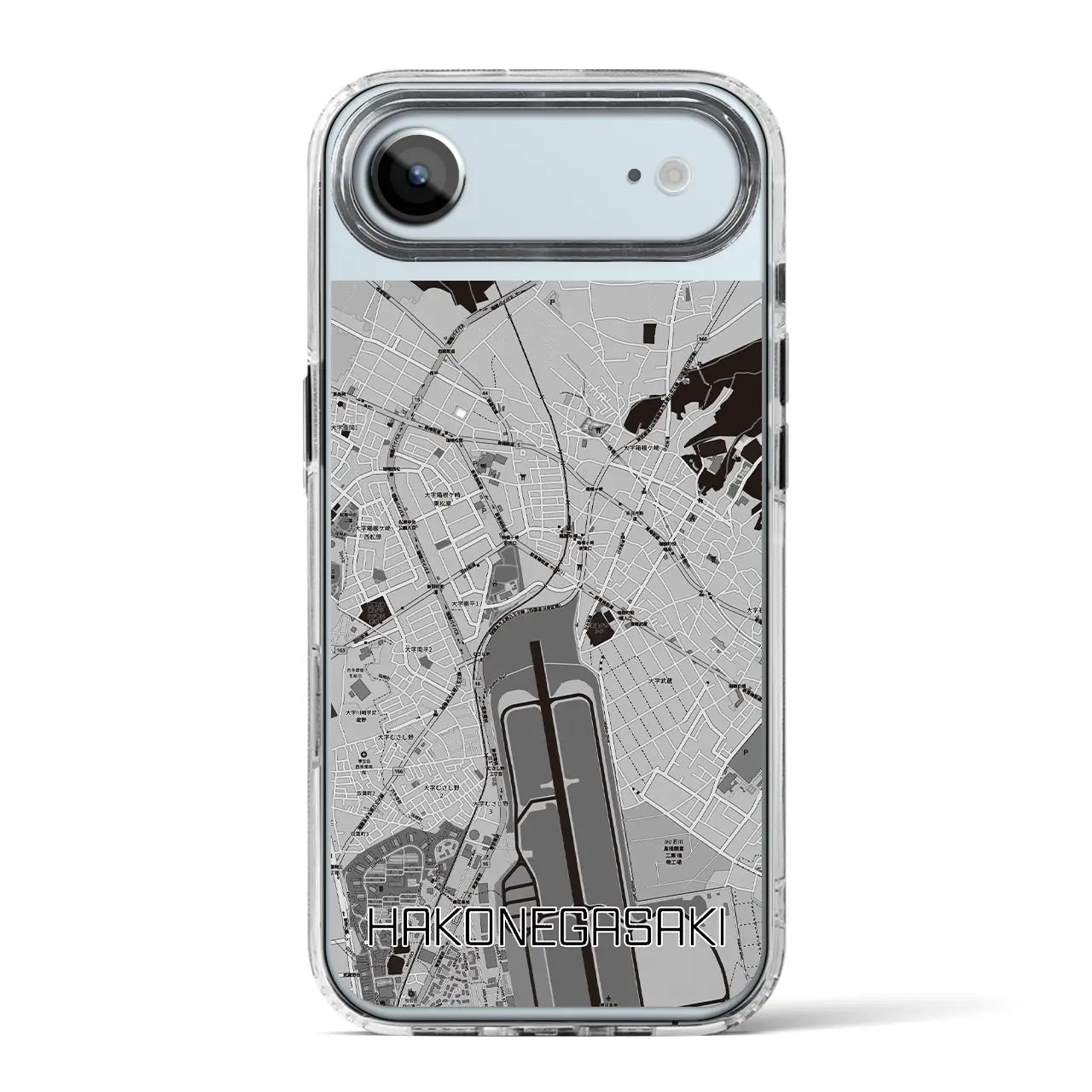 【箱根ケ崎(東京都)】地図柄iPhoneケース(MagSafeタイプ)