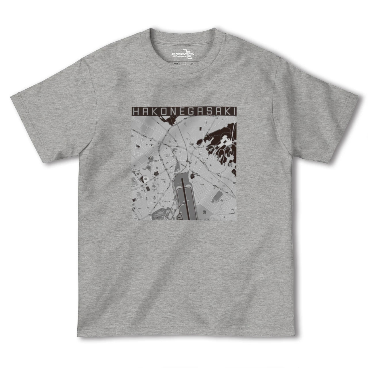【箱根ケ崎(東京都)】地図柄ヘビーウェイトTシャツ