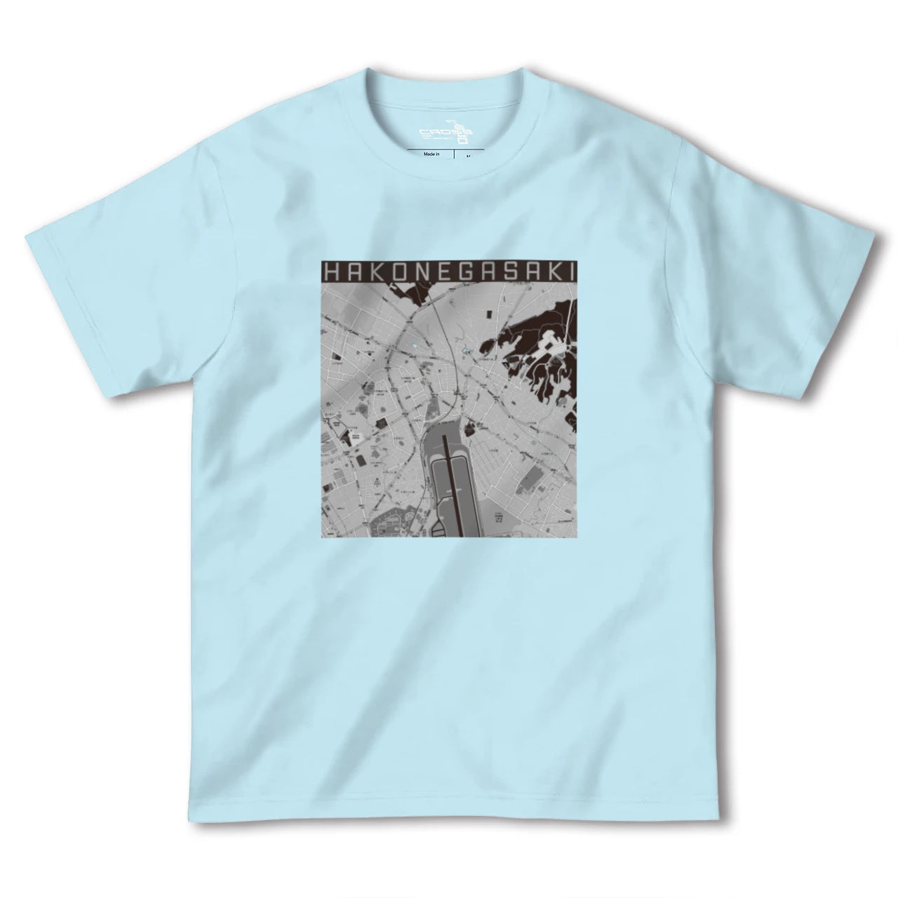 【箱根ケ崎(東京都)】地図柄ヘビーウェイトTシャツ