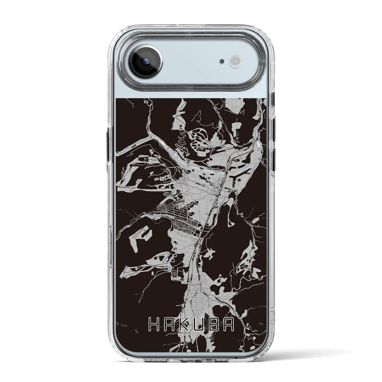 【白馬(長野県)】地図柄iPhoneケース(MagSafeタイプ)