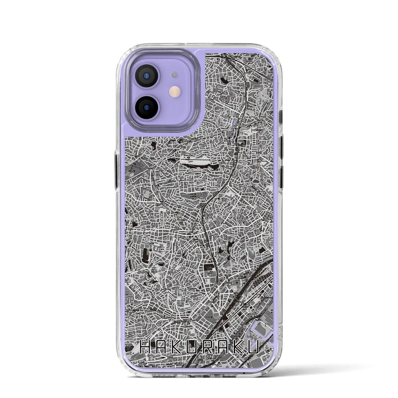 【白楽(神奈川県)】地図柄iPhoneケース(MagSafeタイプ)