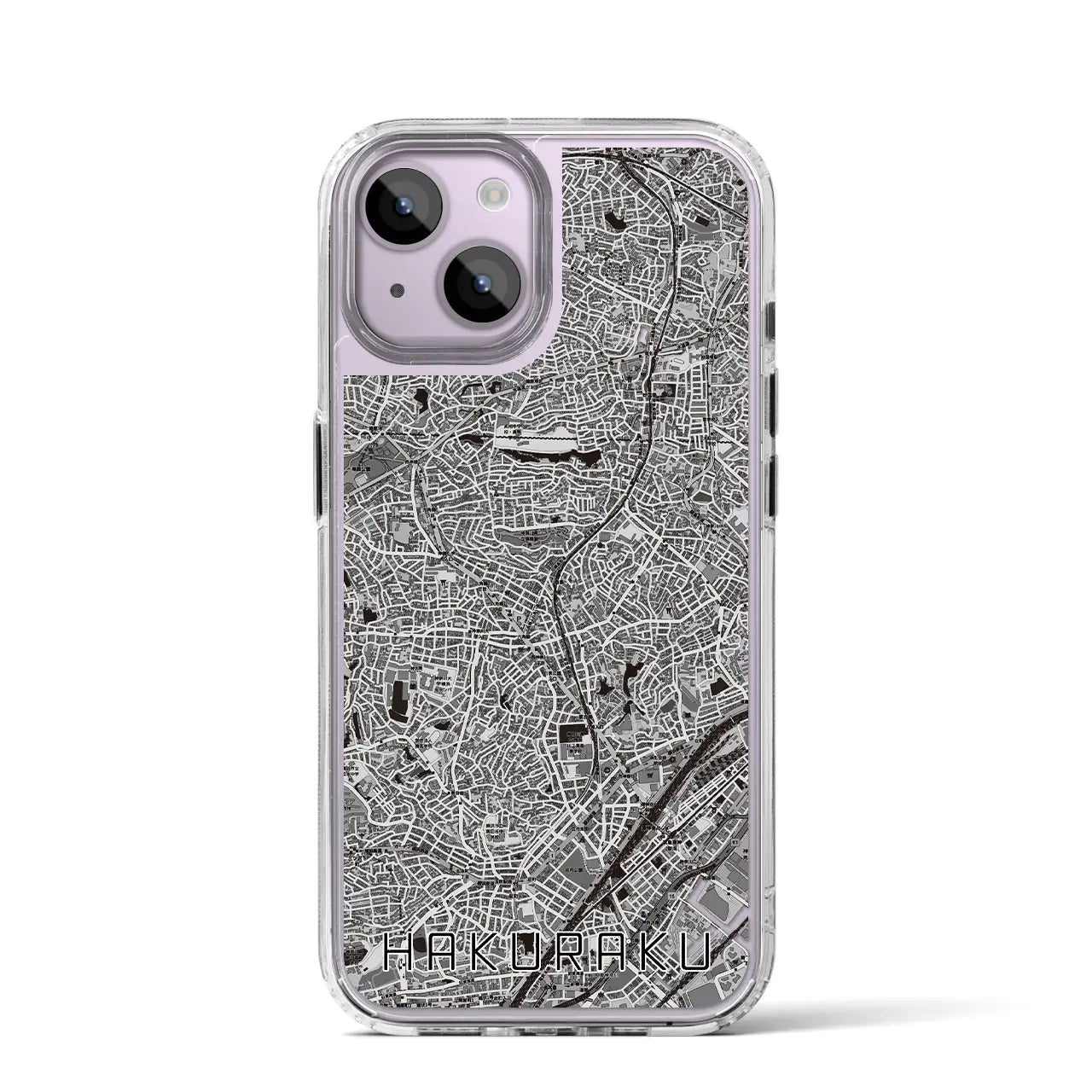 【白楽(神奈川県)】地図柄iPhoneケース(MagSafeタイプ)