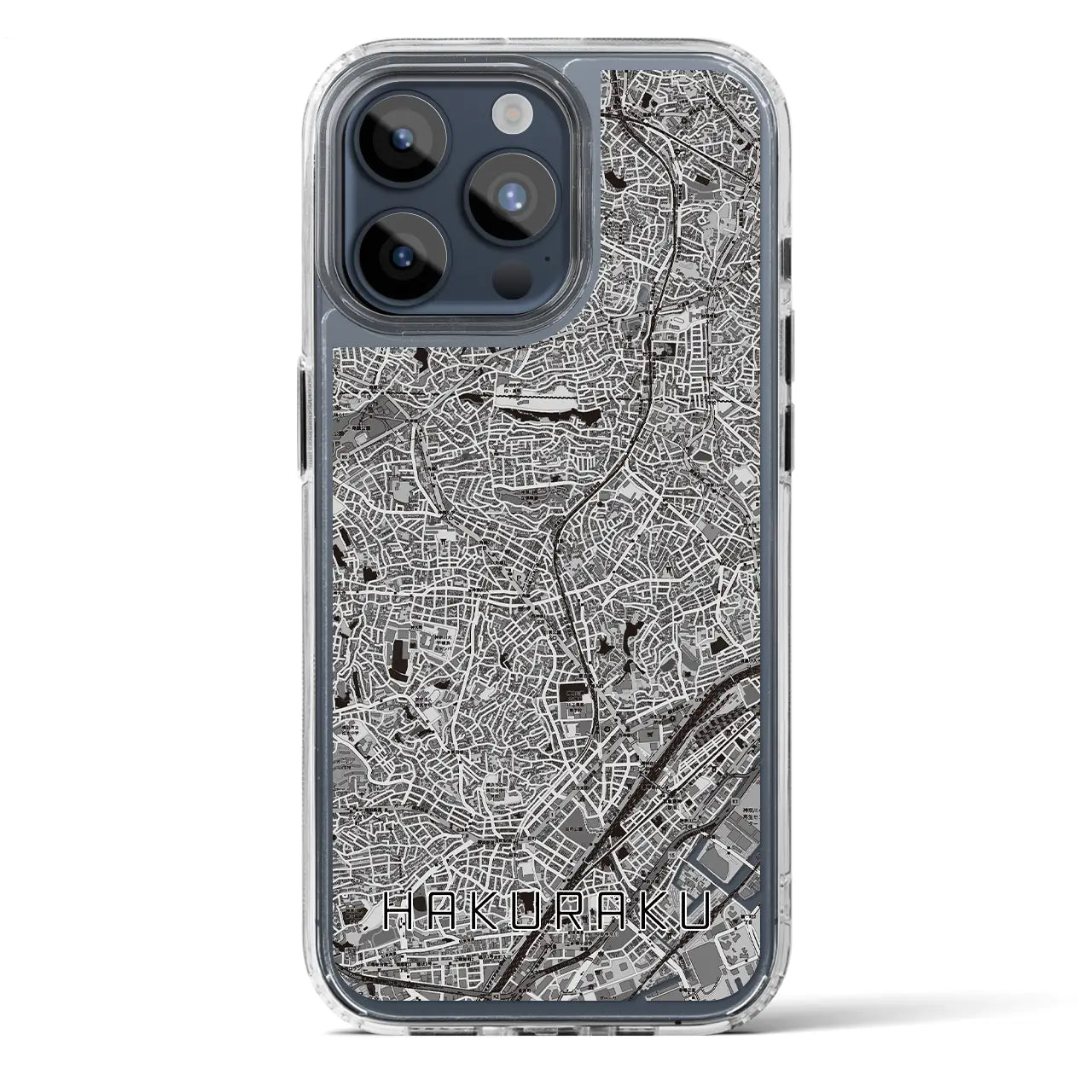 【白楽(神奈川県)】地図柄iPhoneケース(MagSafeタイプ)