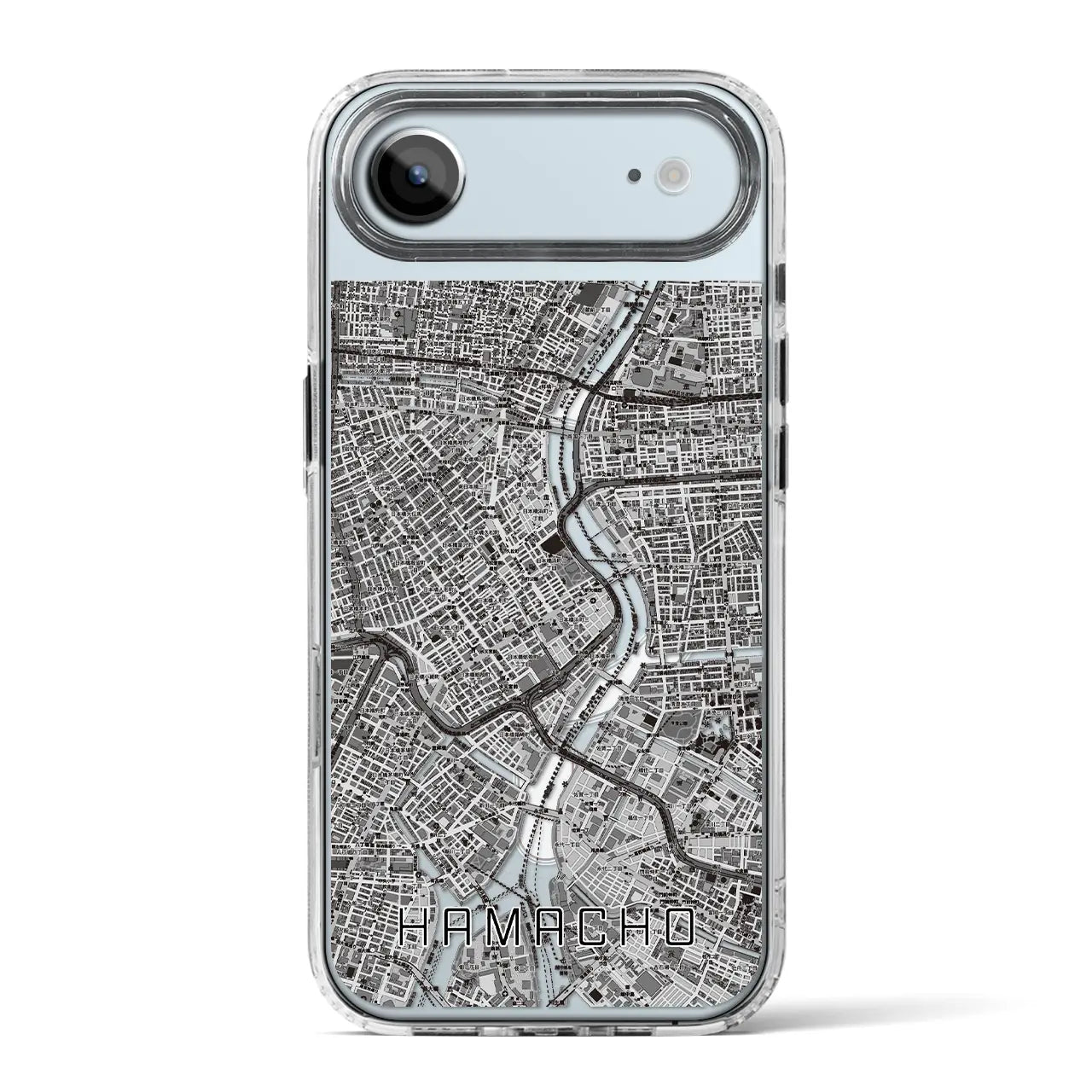 【浜町(東京都)】地図柄iPhoneケース(MagSafeタイプ)